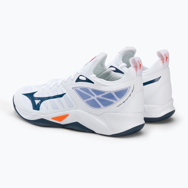 Scarpe da pallavolo uomo Mizuno Wave Dimension bianco V1GA224022 3