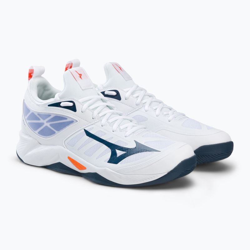 Scarpe da pallavolo uomo Mizuno Wave Dimension bianco V1GA224022 4