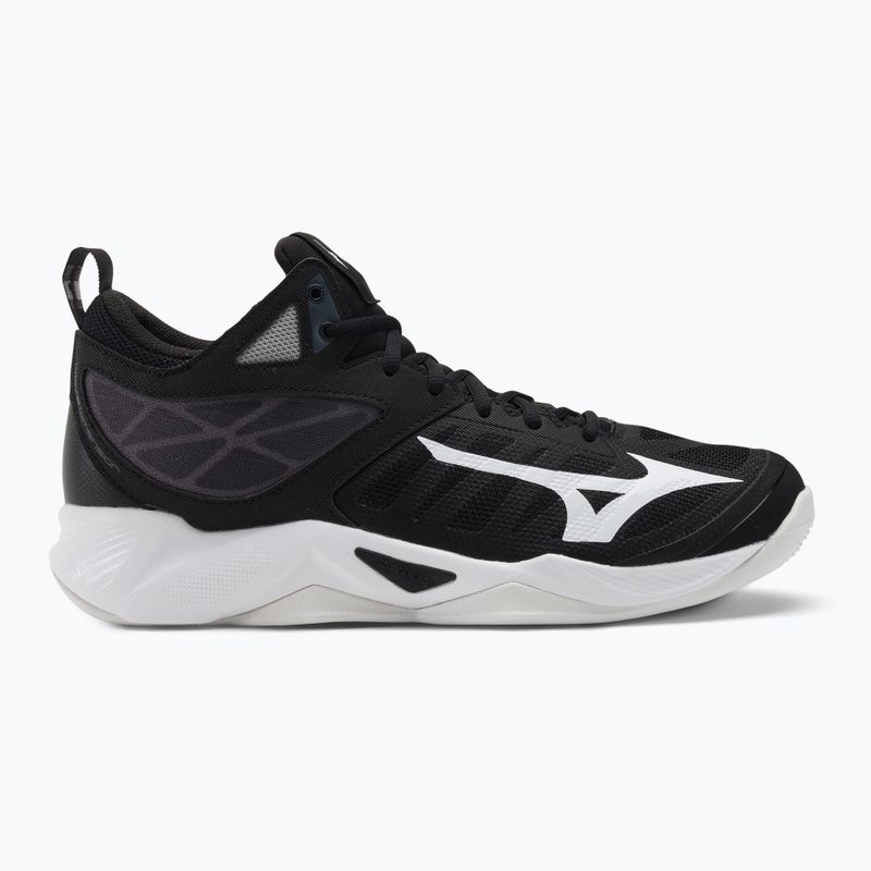 Scarpe da pallavolo da uomo Mizuno Wave Dimension Mid nero V1GA224501 2