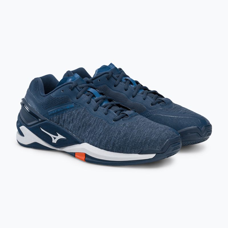 Scarpe da pallamano da uomo Mizuno Wave Stealth Neo blu navy X1GA200021 5