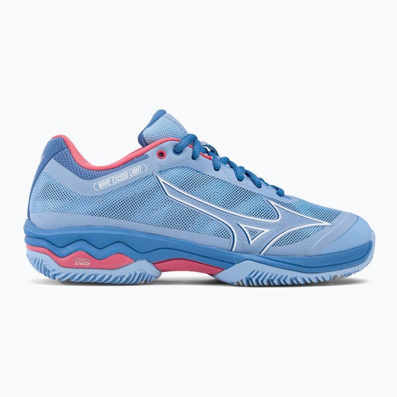 Scarpe da tennis da donna Mizuno Wave Exceed Light CC blu 61GC222121 2