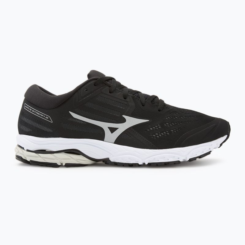 Mizuno Wave Stream 2 scarpa da corsa nero/argento/fungo isterico 2