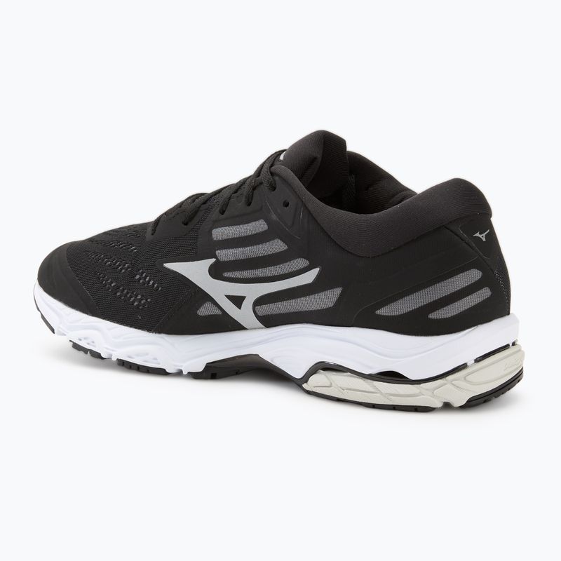 Mizuno Wave Stream 2 scarpa da corsa nero/argento/fungo isterico 3