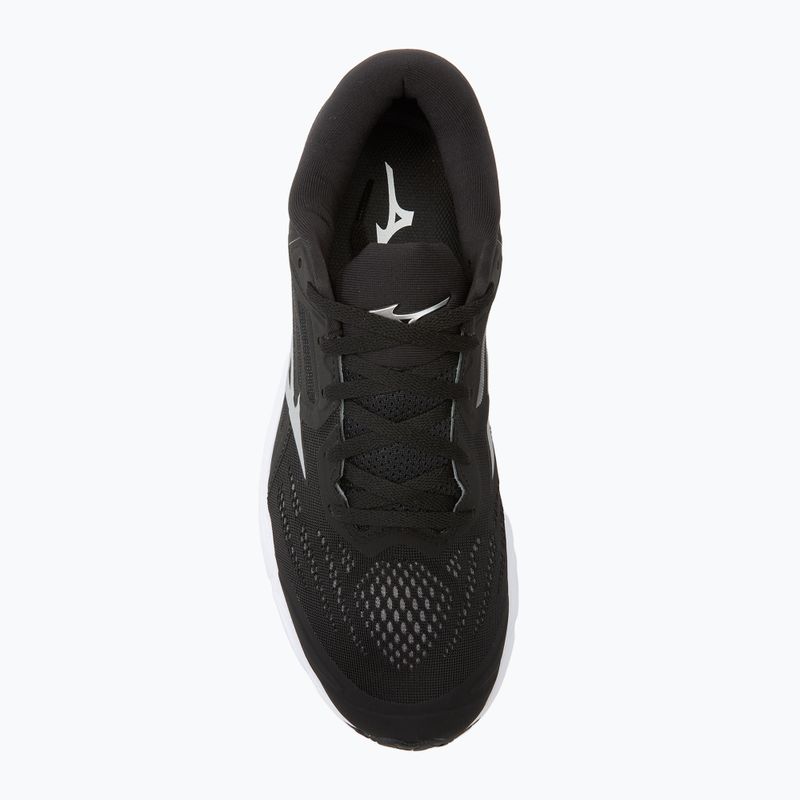 Mizuno Wave Stream 2 scarpa da corsa nero/argento/fungo isterico 5