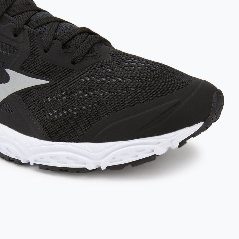Mizuno Wave Stream 2 scarpa da corsa nero/argento/fungo isterico 7