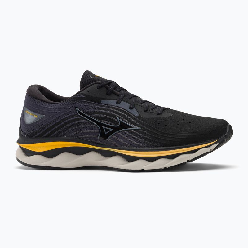 Scarpe da corsa da uomo Mizuno Wave Sky 6 nero/tradewinds/gold fusion 2