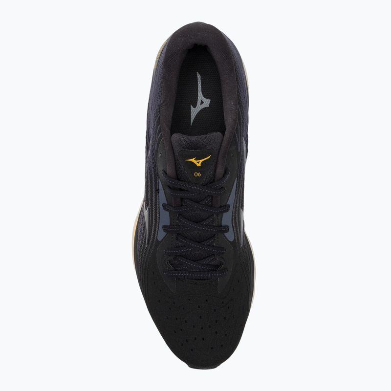 Scarpe da corsa da uomo Mizuno Wave Sky 6 nero/tradewinds/gold fusion 6