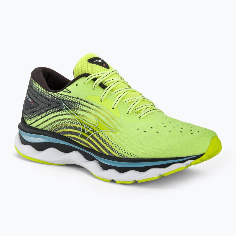 Scarpe da corsa da uomo Mizuno Wave Sky 6 neo lime skywriting/nero