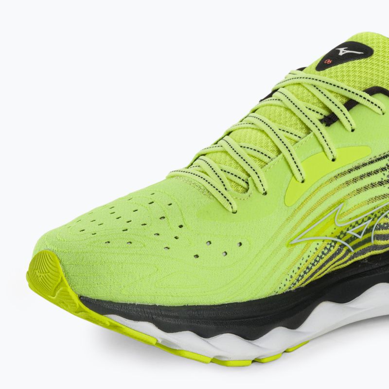 Scarpe da corsa da uomo Mizuno Wave Sky 6 neo lime skywriting/nero 7