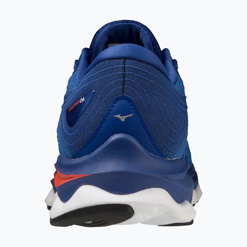 Scarpe da corsa da uomo Mizuno Wave Sky 6 mare turchese/bianco/pomodoro ciliegia 6