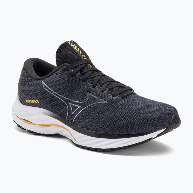 Scarpe da corsa da uomo Mizuno Wave Rider 26 2E odyssey grigio/grigio metallizzato/pale marigold