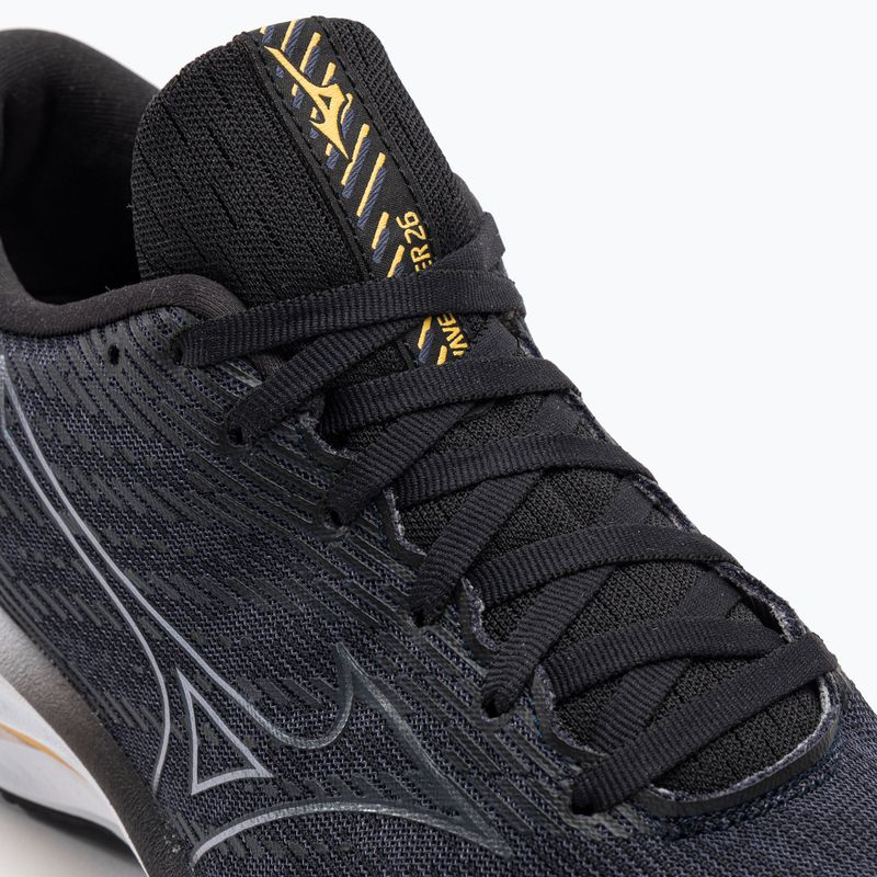 Scarpe da corsa da uomo Mizuno Wave Rider 26 2E odyssey grigio/grigio metallizzato/pale marigold 9