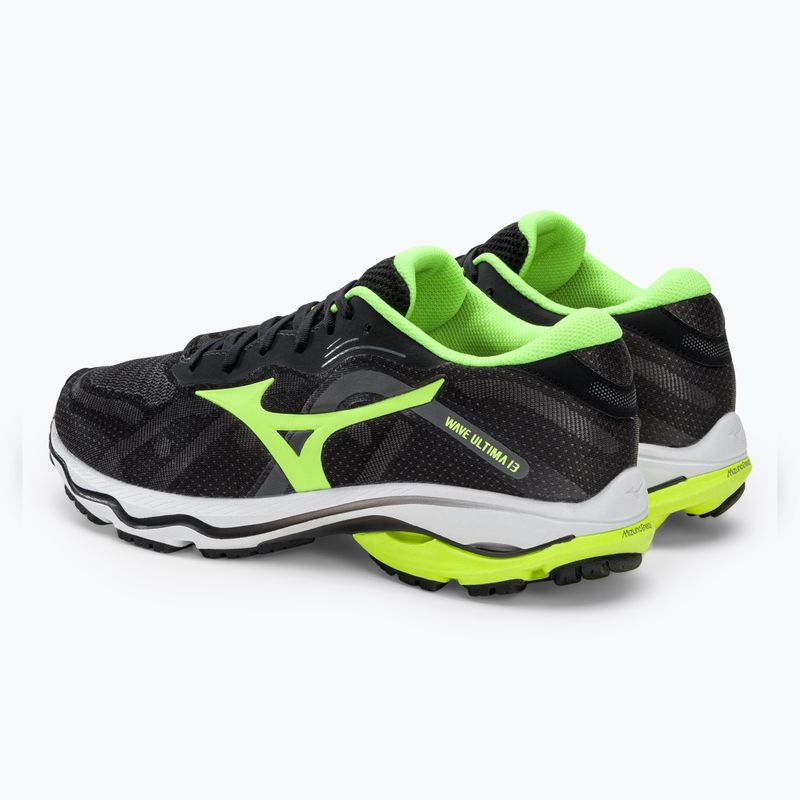 Scarpe da corsa da uomo Mizuno Wave Ultima 13 nero J1GC221852 3