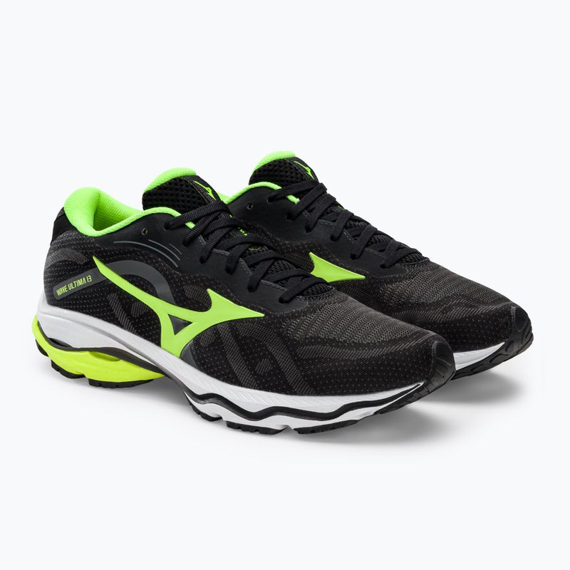 Scarpe da corsa da uomo Mizuno Wave Ultima 13 nero J1GC221852 4