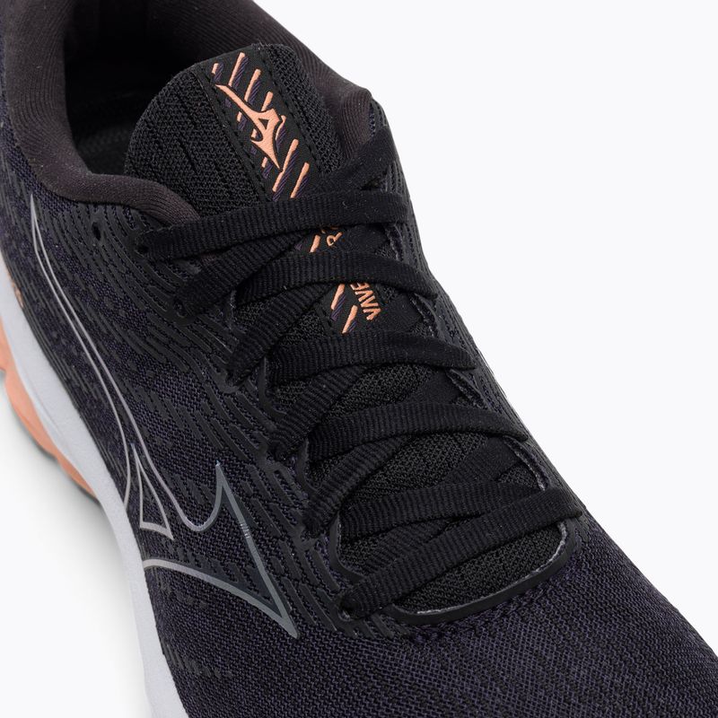 Scarpe da corsa da donna Mizuno Wave Rider 26 odyssey grigio/argento vivo/salmone 9