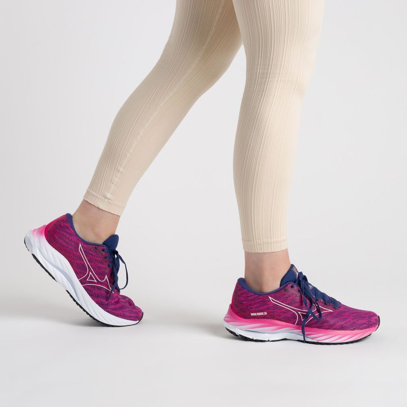 Scarpe da corsa da donna Mizuno Wave Rider 26 rosa J1GD220327 2
