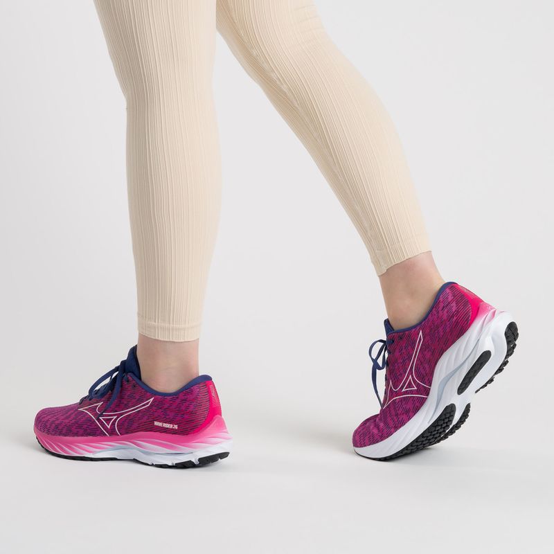 Scarpe da corsa da donna Mizuno Wave Rider 26 rosa J1GD220327 3