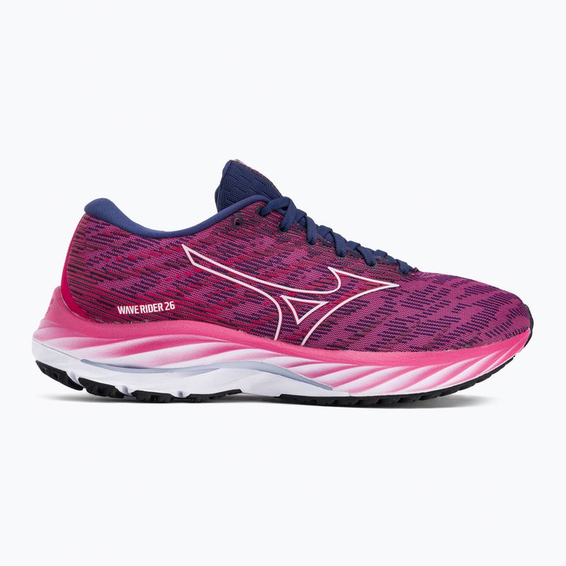 Scarpe da corsa da donna Mizuno Wave Rider 26 rosa J1GD220327 4