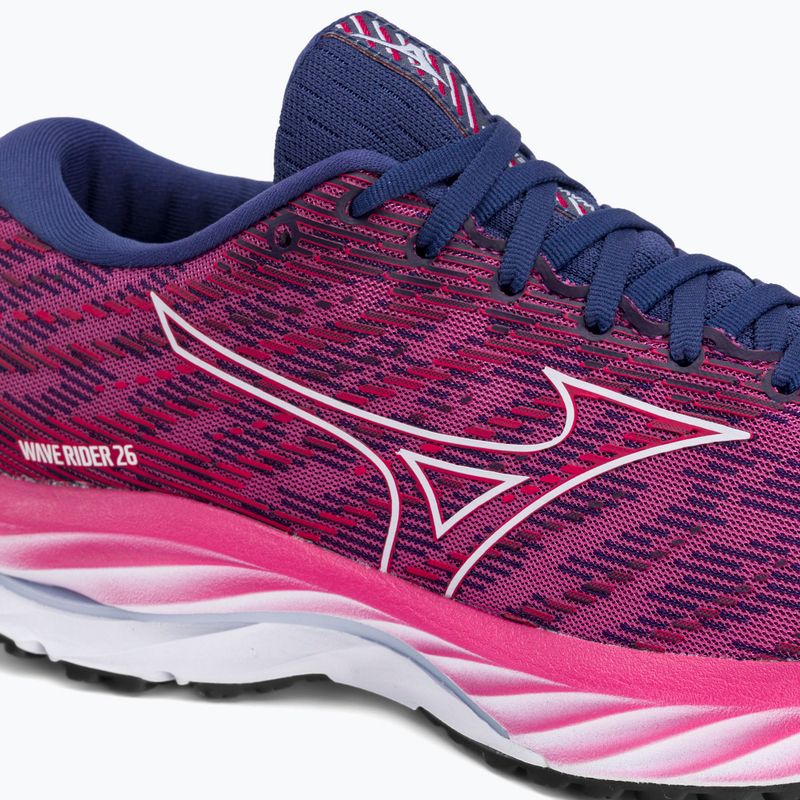 Scarpe da corsa da donna Mizuno Wave Rider 26 rosa J1GD220327 11