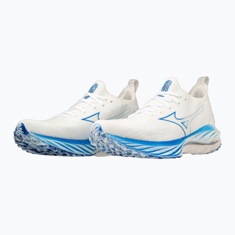 Scarpe da corsa da donna Mizuno Wave Neo Wind bianco/argento/blu-peace 15