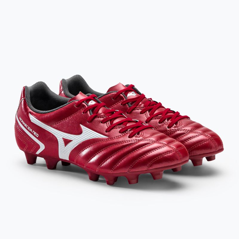 Scarpe da calcio Mizuno Monarcida II Sel MD uomo rosso P1GA222560 5