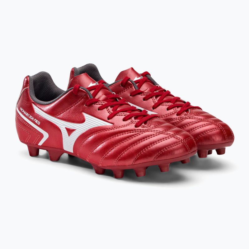 Scarpe da calcio Mizuno Monarcida II Sel MD bambino rosso P1GB222560 4