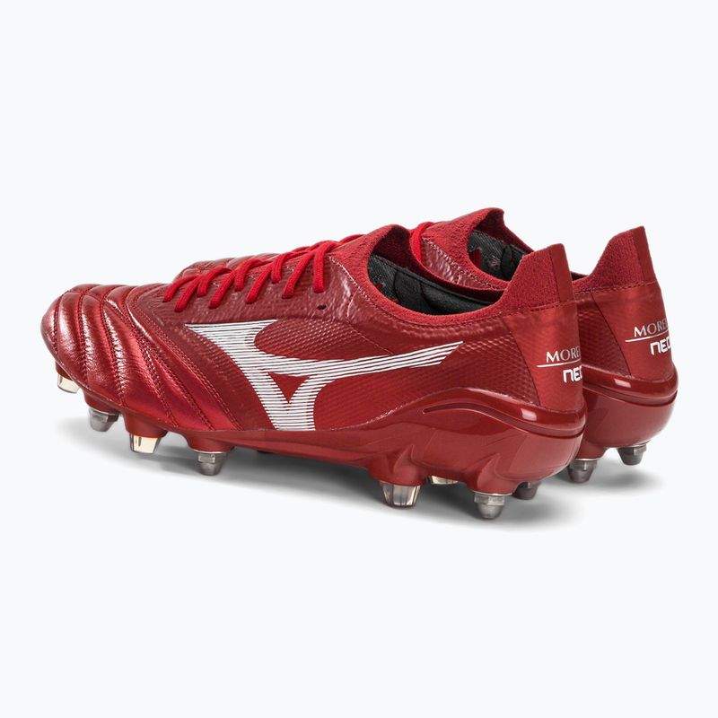 Scarpe da calcio Mizuno Morelia Neo III Beta Elite Mix rosso P1GC229160 3