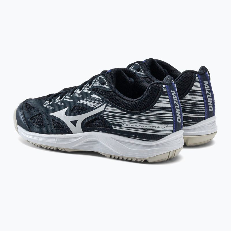 Scarpe da pallamano Mizuno Stealth Star C per bambini blu navy X1GC2107K02 3