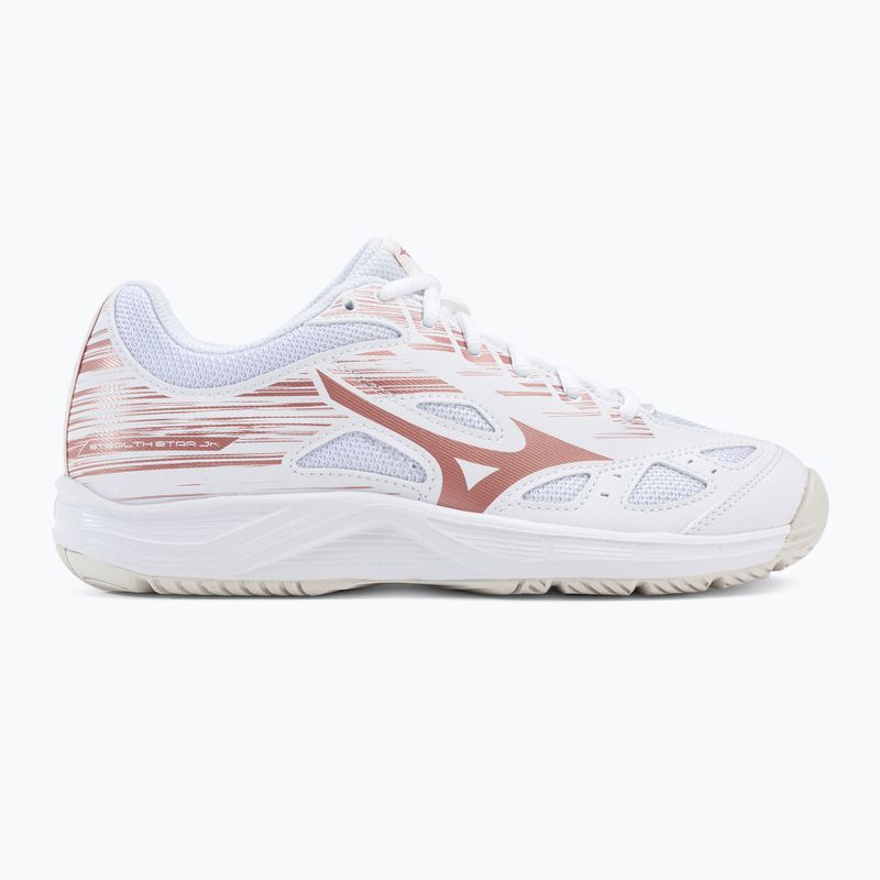 Scarpe da pallamano Mizuno Stealth Star C per bambini bianco X1GC2107K36 2