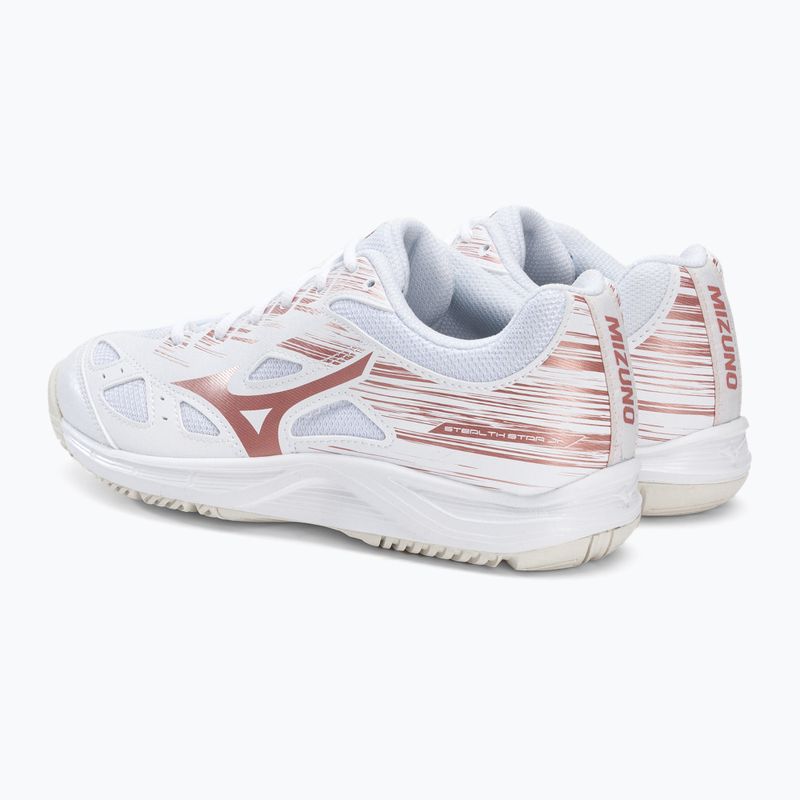 Scarpe da pallamano Mizuno Stealth Star C per bambini bianco X1GC2107K36 3