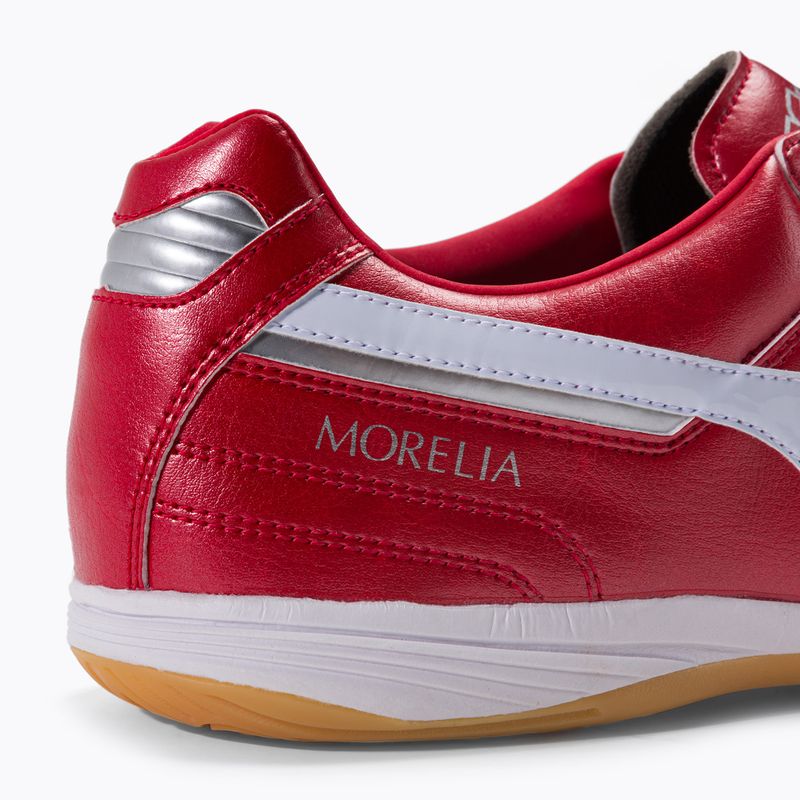 Scarpe da calcio Mizuno Morelia Sala Elite IN rosso Q1GA221060 9