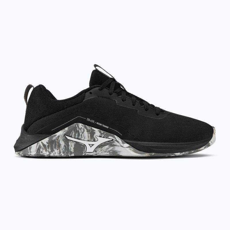 Scarpe da ginnastica da uomo Mizuno TS-01 nero/bianco/tinta unita 2