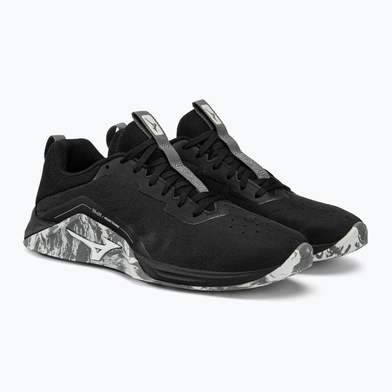 Scarpe da ginnastica da uomo Mizuno TS-01 nero/bianco/tinta unita 4