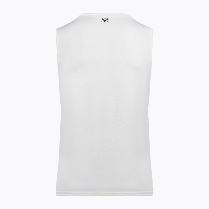 Maglietta da corsa da uomo Mizuno Two Loop 88 Tank bianco 32GAA00502 2
