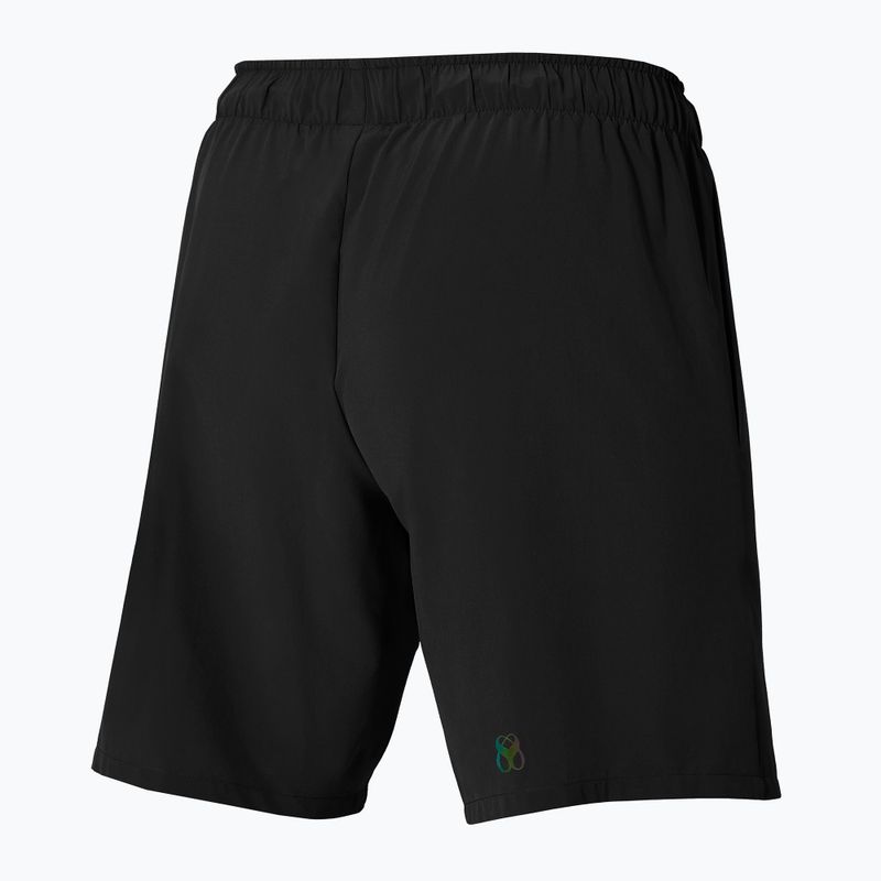 Pantaloncini da corsa Mizuno Two Loop 88 da uomo, nero 32GBA01009 2