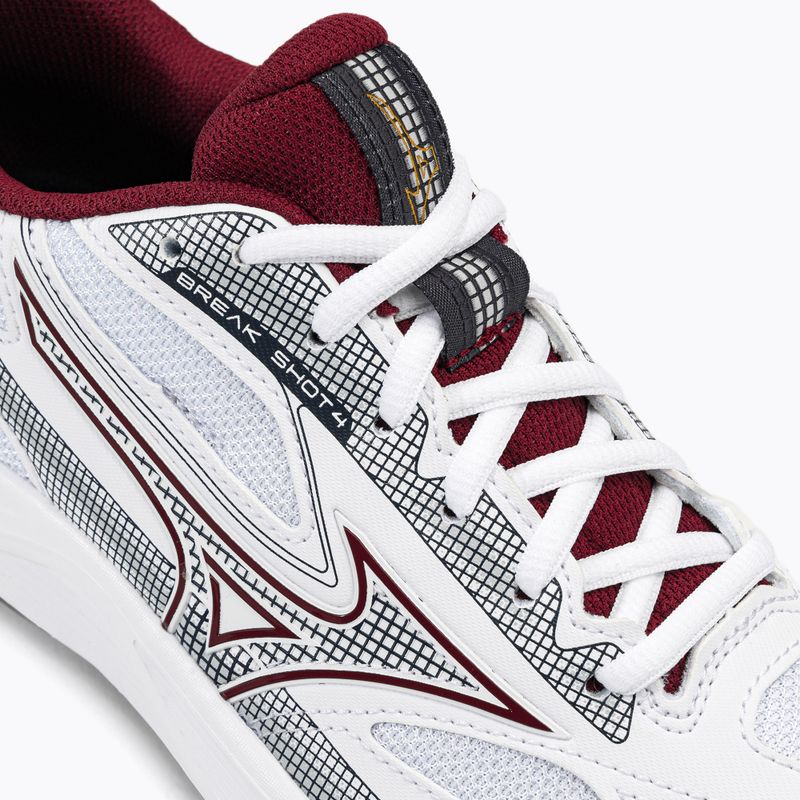 Scarpe da tennis da donna Mizuno Break Shot 4 AC bianco 61GA232664 8