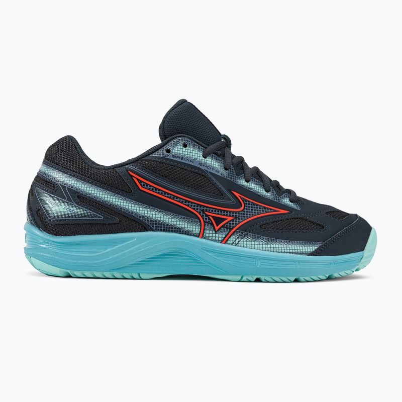 Scarpe da tennis da uomo Mizuno Break Shot 4 AC blu 61GA234012 2