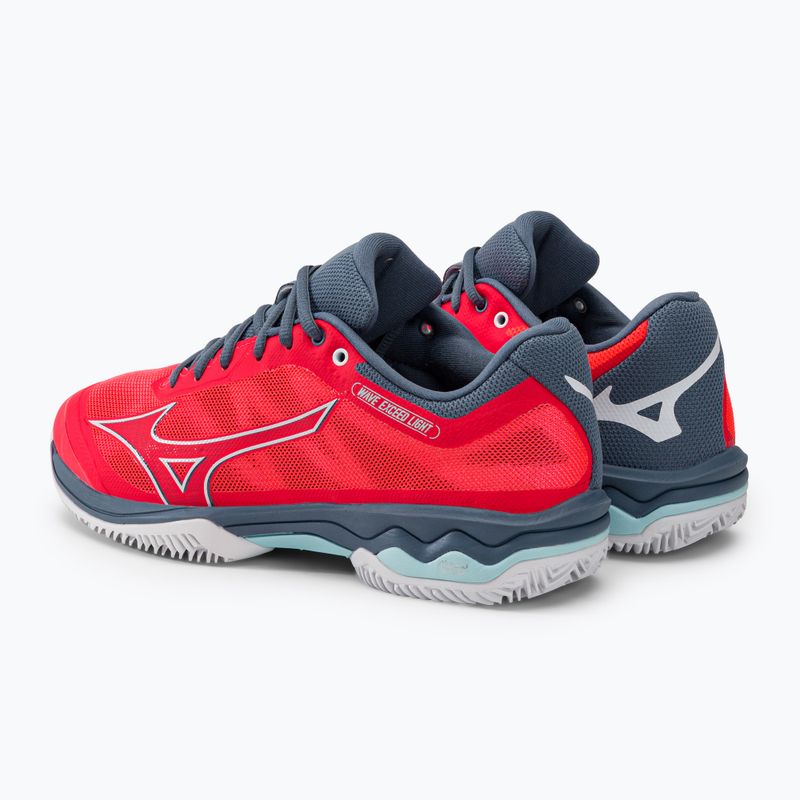 Scarpe da tennis da donna Mizuno Wave Exceed Light CC Fierry Coral 2/White/China Blue 61GC222158 3