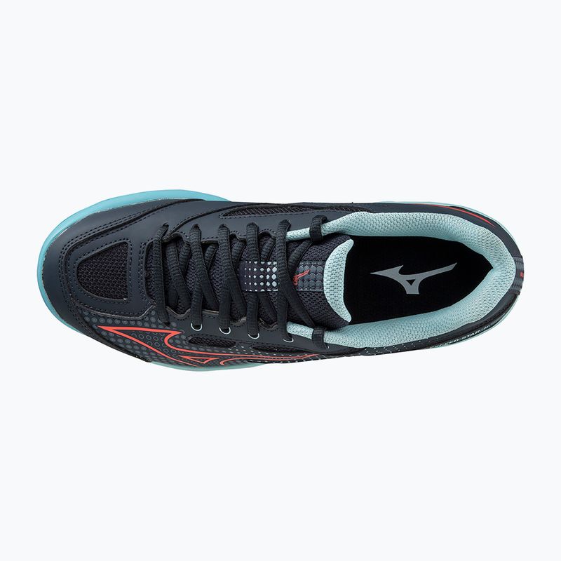 Scarpe da tennis per bambini Mizuno Exceed Star CC blu collegiale/soleil/tanager/turchese 10