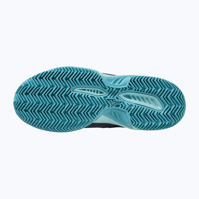 Scarpe da tennis per bambini Mizuno Exceed Star CC blu collegiale/soleil/tanager/turchese 11