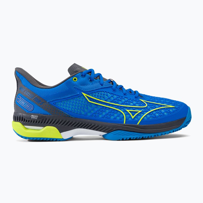 Scarpe da tennis da uomo Mizuno Wave Exceed Tour 5 CC blu 61GC227427 2