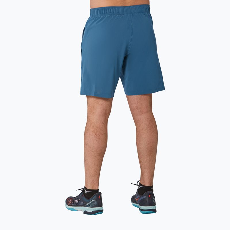 Pantaloncini da tennis da uomo Mizuno 8 In Flex blu 62GB260117 4