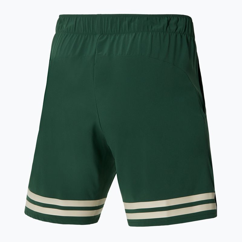 Pantaloncini da tennis Mizuno Retro verde uomo 62GBA00237 2