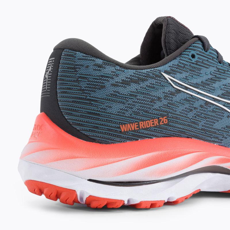 Scarpe da corsa da uomo Mizuno Wave Rider 26 provinciale blu/nimbus cloud/soleil 9