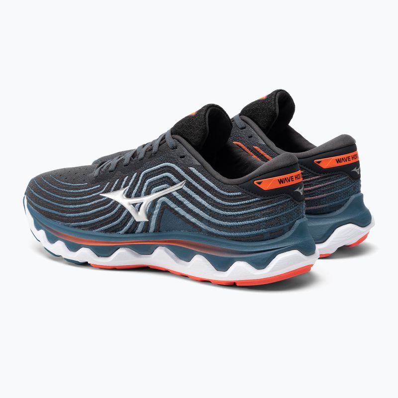 Scarpe da corsa da uomo Mizuno Wave Horizon 6 blu navy J1GC222611 3