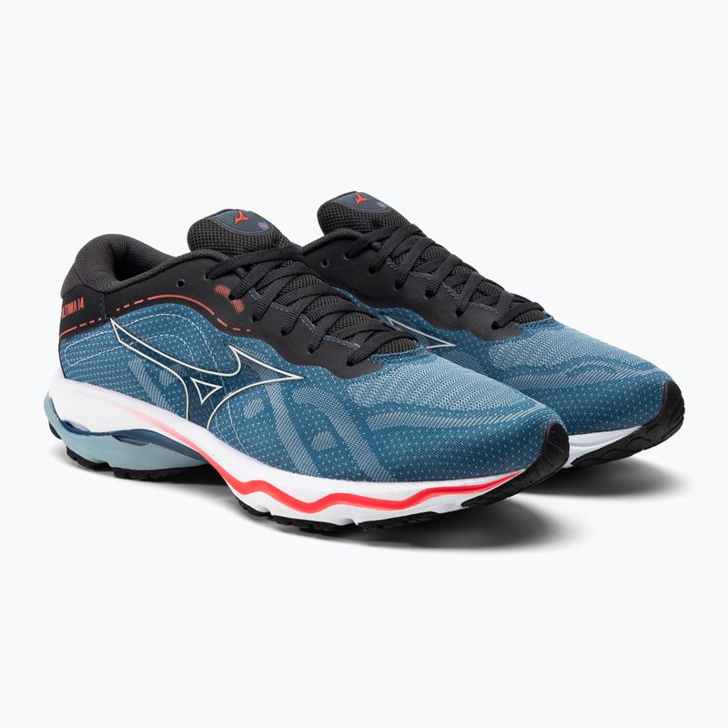 Scarpe da corsa da uomo Mizuno Wave Ultima 14 blu J1GC231801 4