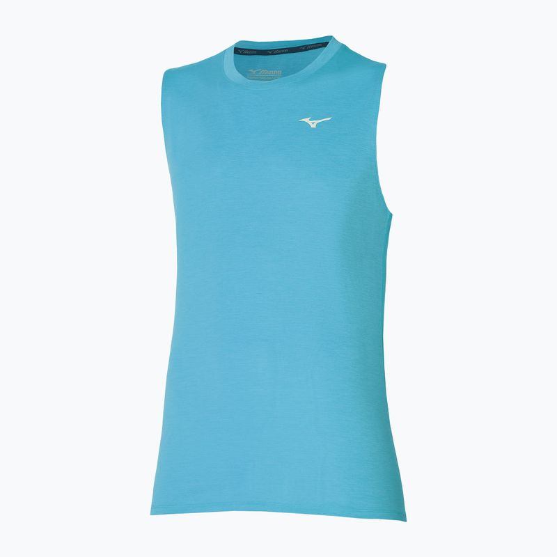 Canotta da corsa da uomo Mizuno Impulse Core blu maui