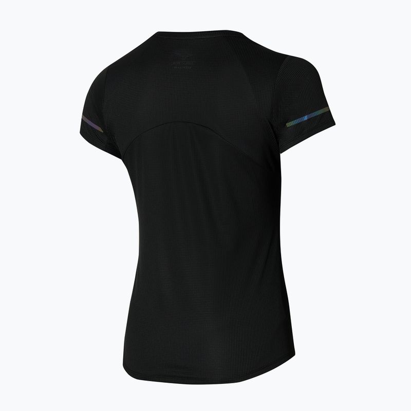 Maglietta da corsa da donna Mizuno DryAeroFlow Tee nero 2