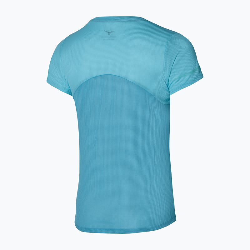 Maglietta da corsa da donna Mizuno DryAeroFlow Tee blu maui 2