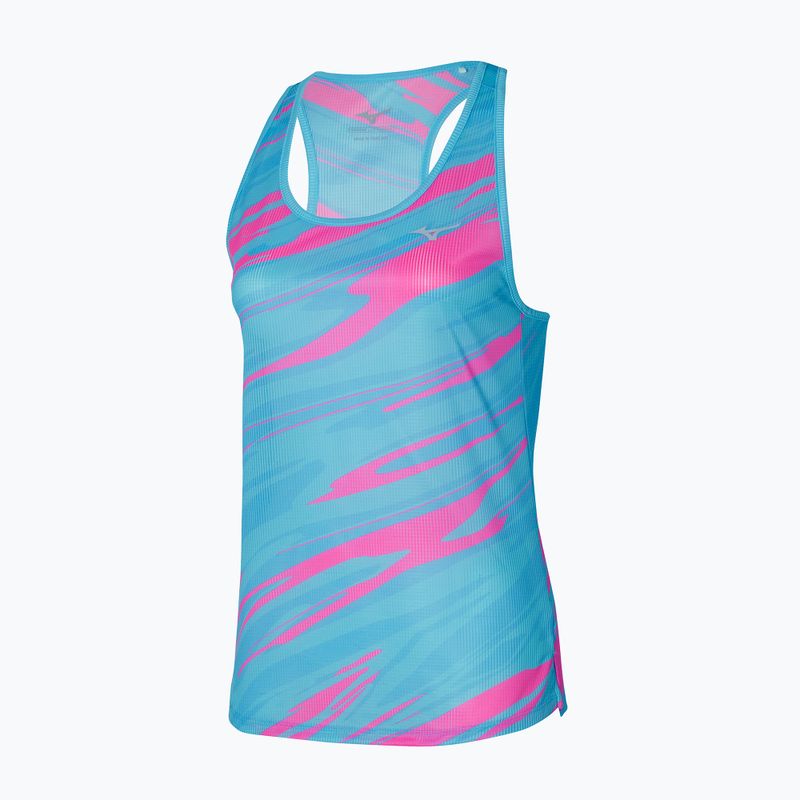 Canotta running donna Mizuno DAF Graphic Tank sabbia antigua